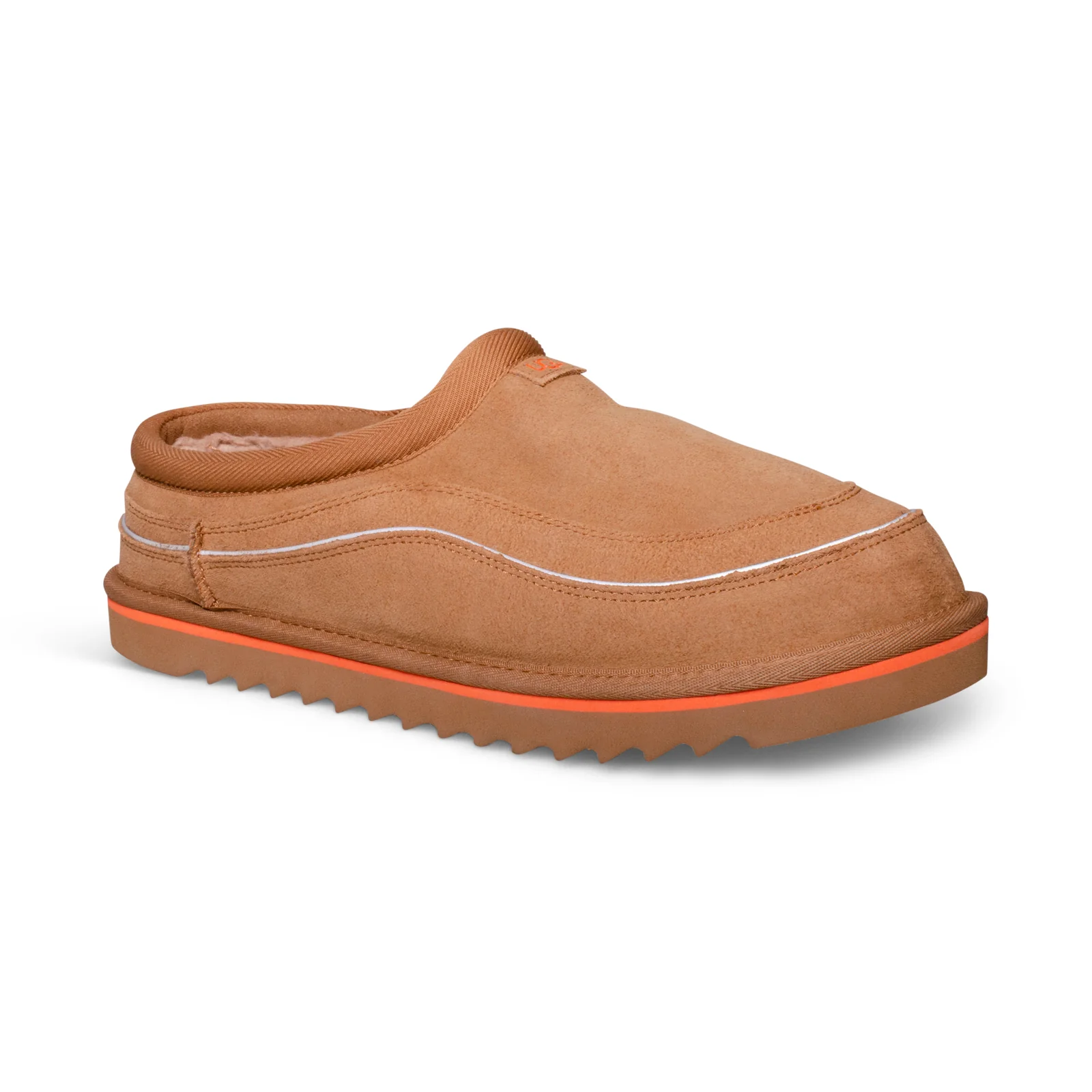 UGG Tasman Cali Wave Fashion Chestnut Suede Men Moccasin Slippers 1136700