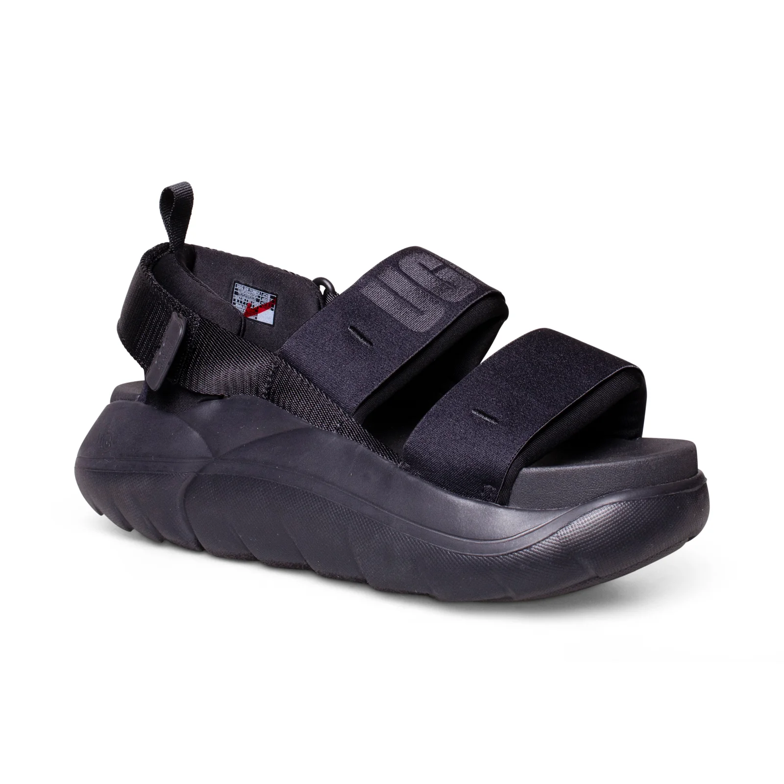 UGG LA Alto Sport Black Textile Women Athletic & Outdoor Sandals 196565236333
