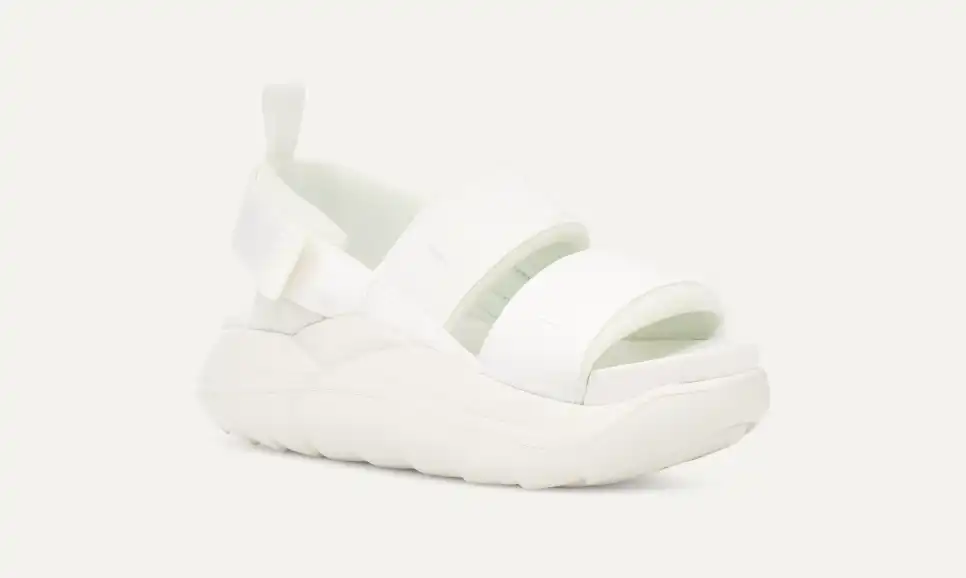 UGG LA Alto Sport White Textile Women Athletic & Outdoor Sandals 196565236333