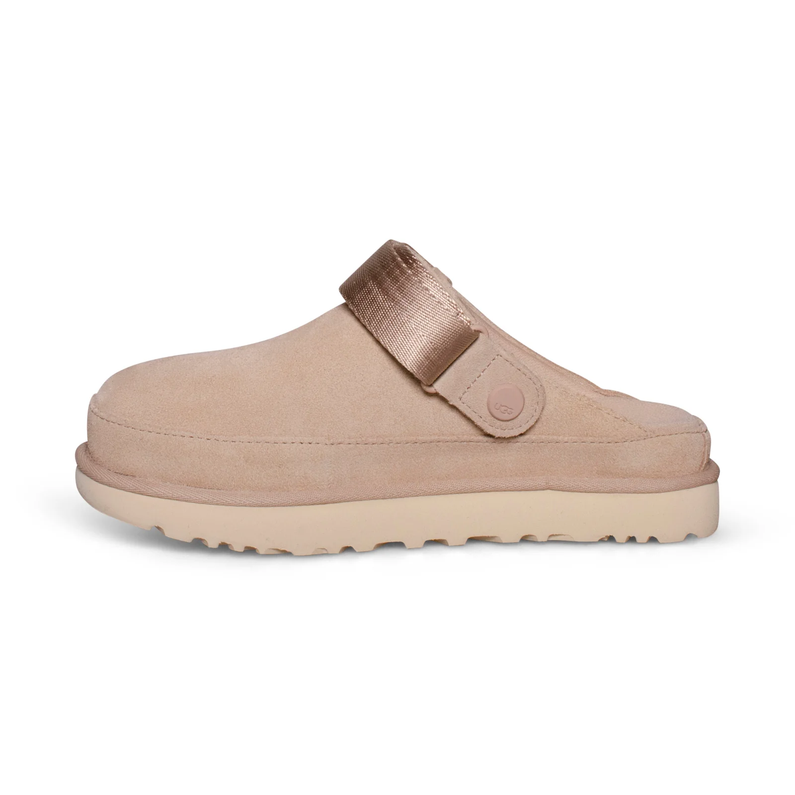 UGG Goldenstar Fashion Sand Suede Women Clog Slippers 1138252