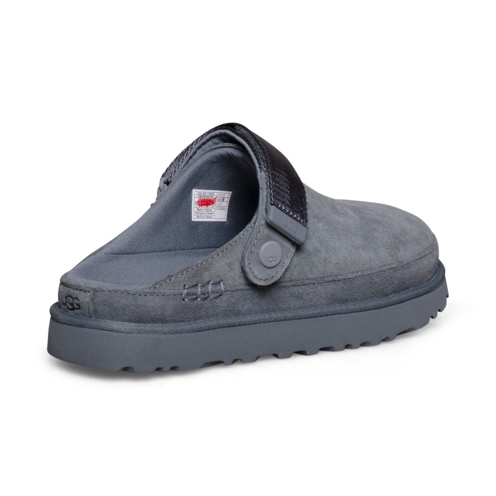 UGG Goldenstar Fashion Grey Suede Women Clog Slippers 1138252