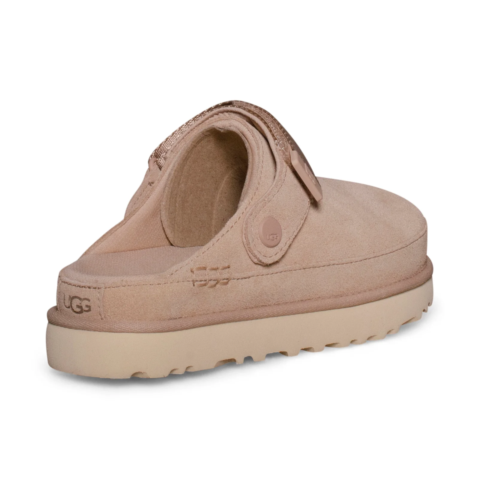 UGG Goldenstar Fashion Sand Suede Women Clog Slippers 1138252