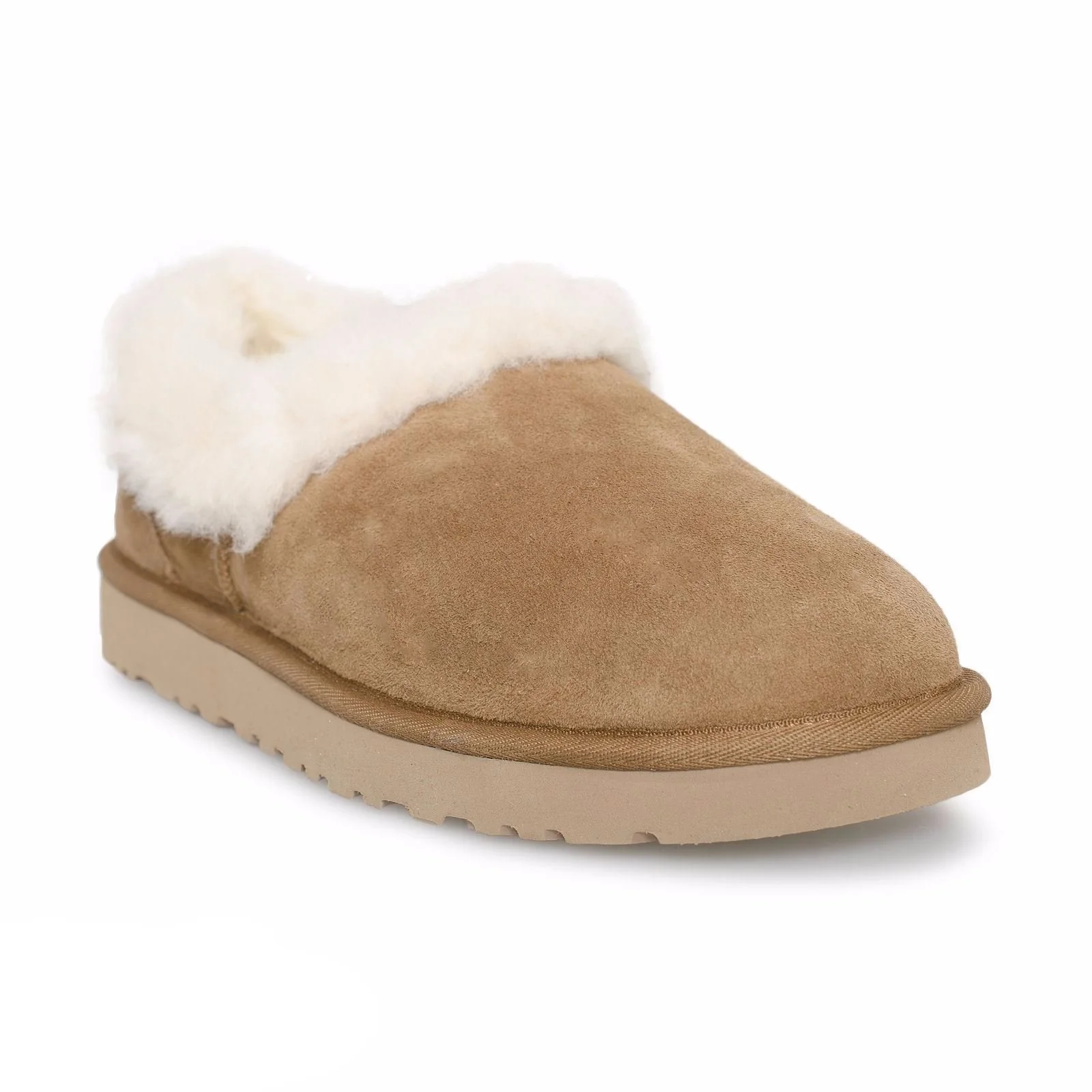 UGG Nita Slim Chestnut Suede Women Moccasin Slippers 1119002