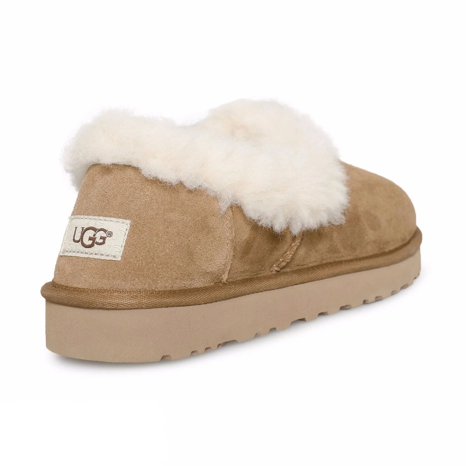 UGG Nita Slim Chestnut Suede Women Moccasin Slippers 1119002