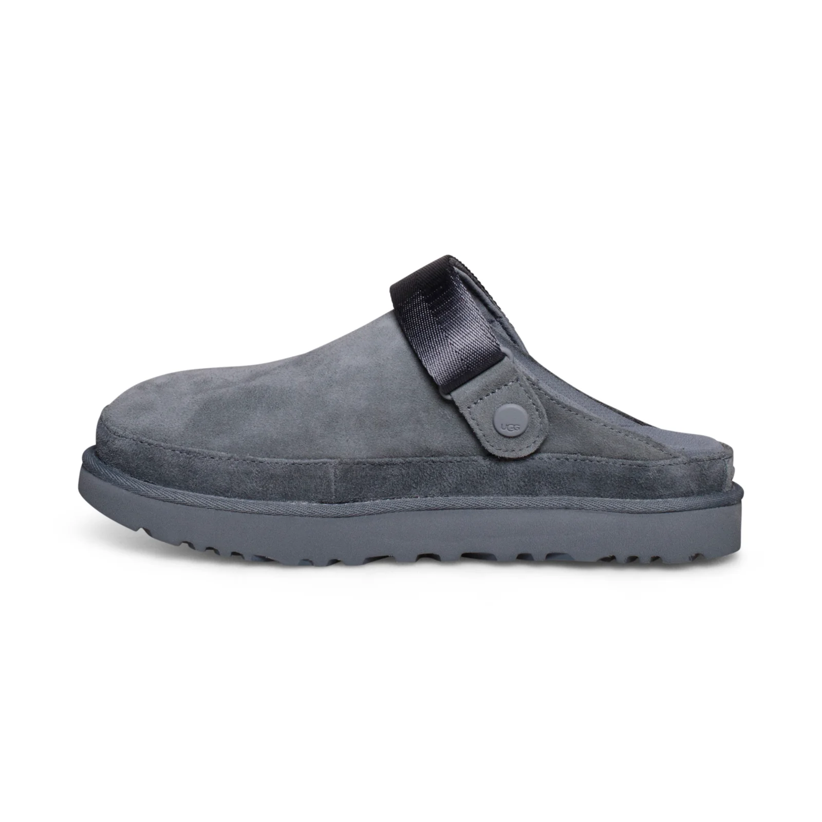 UGG Goldenstar Fashion Grey Suede Women Clog Slippers 1138252