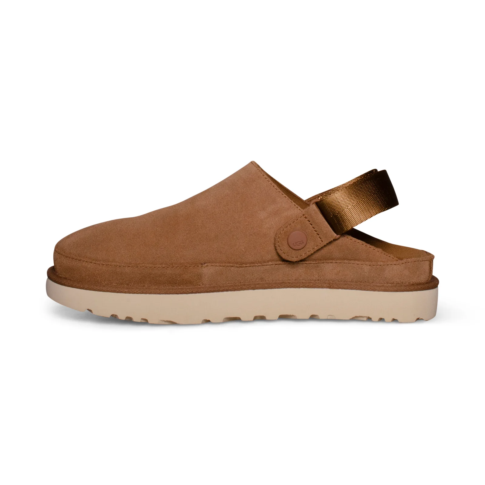 UGG Goldenstar Fashion Chestnut Suede Women Clog Slippers 1138252