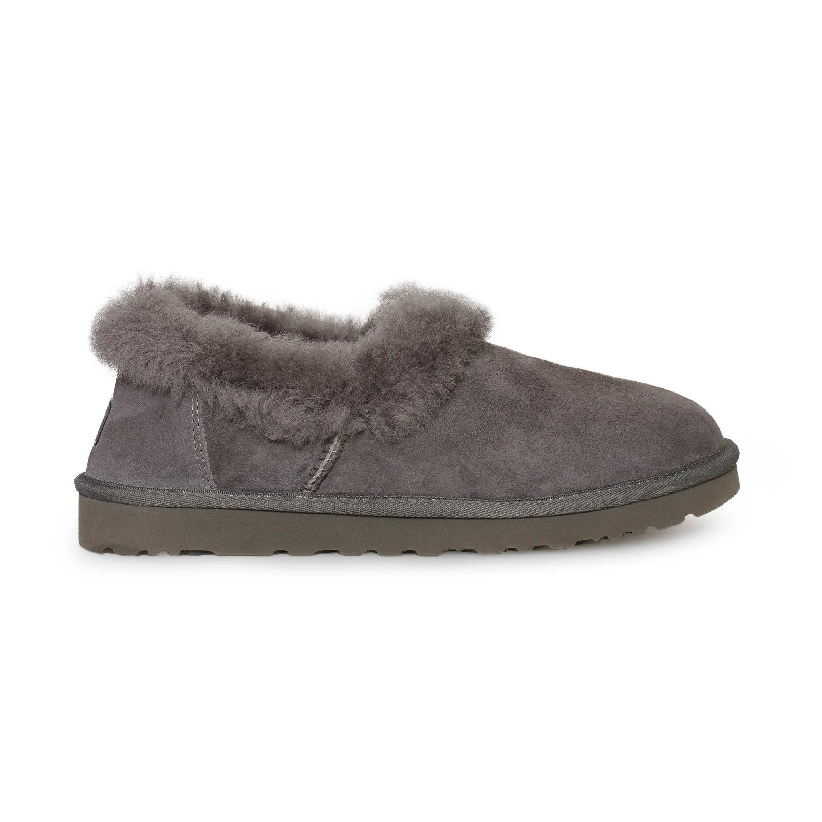 UGG Nita Slim Grey Suede Women Moccasin Slippers 1119002