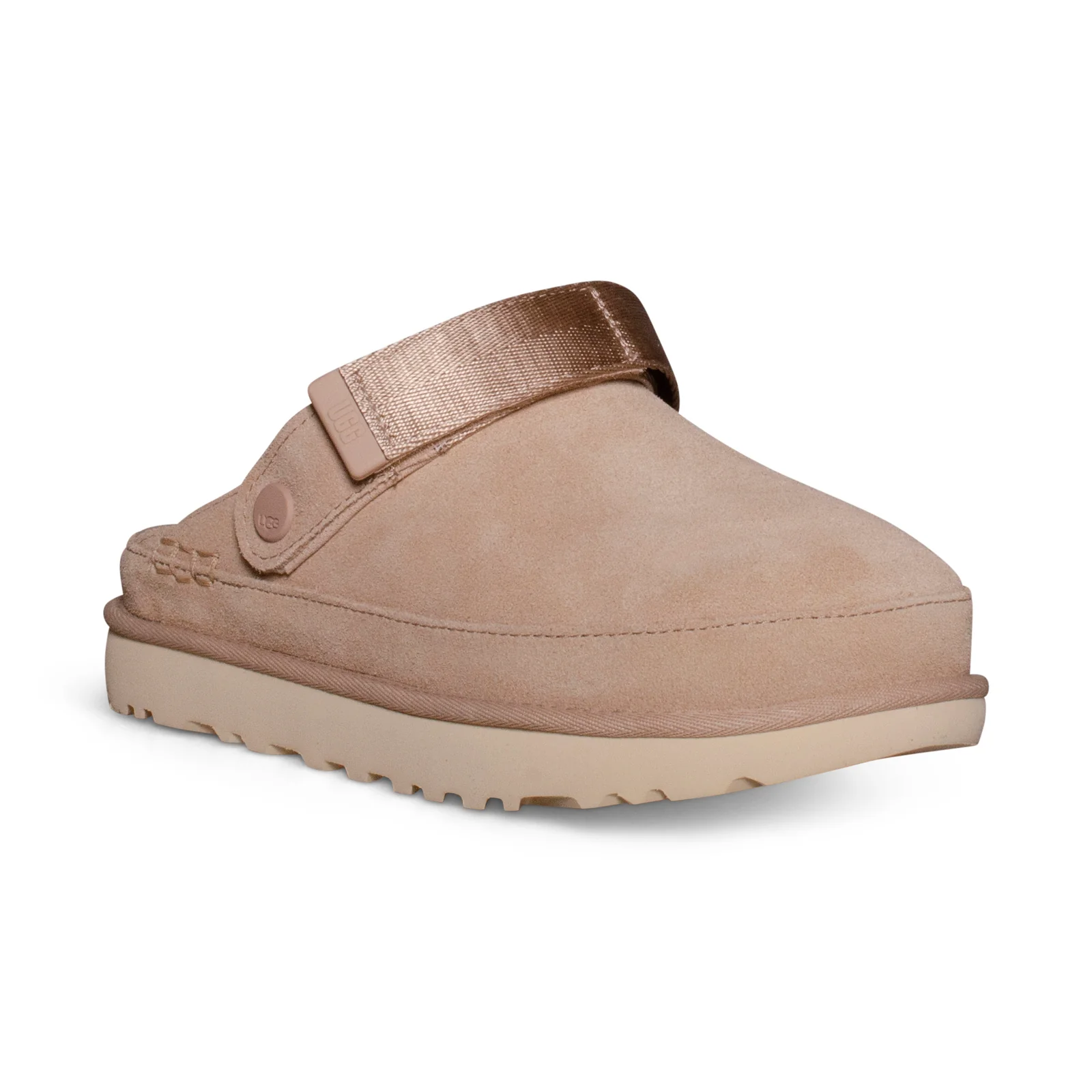 UGG Goldenstar Fashion Sand Suede Women Clog Slippers 1138252