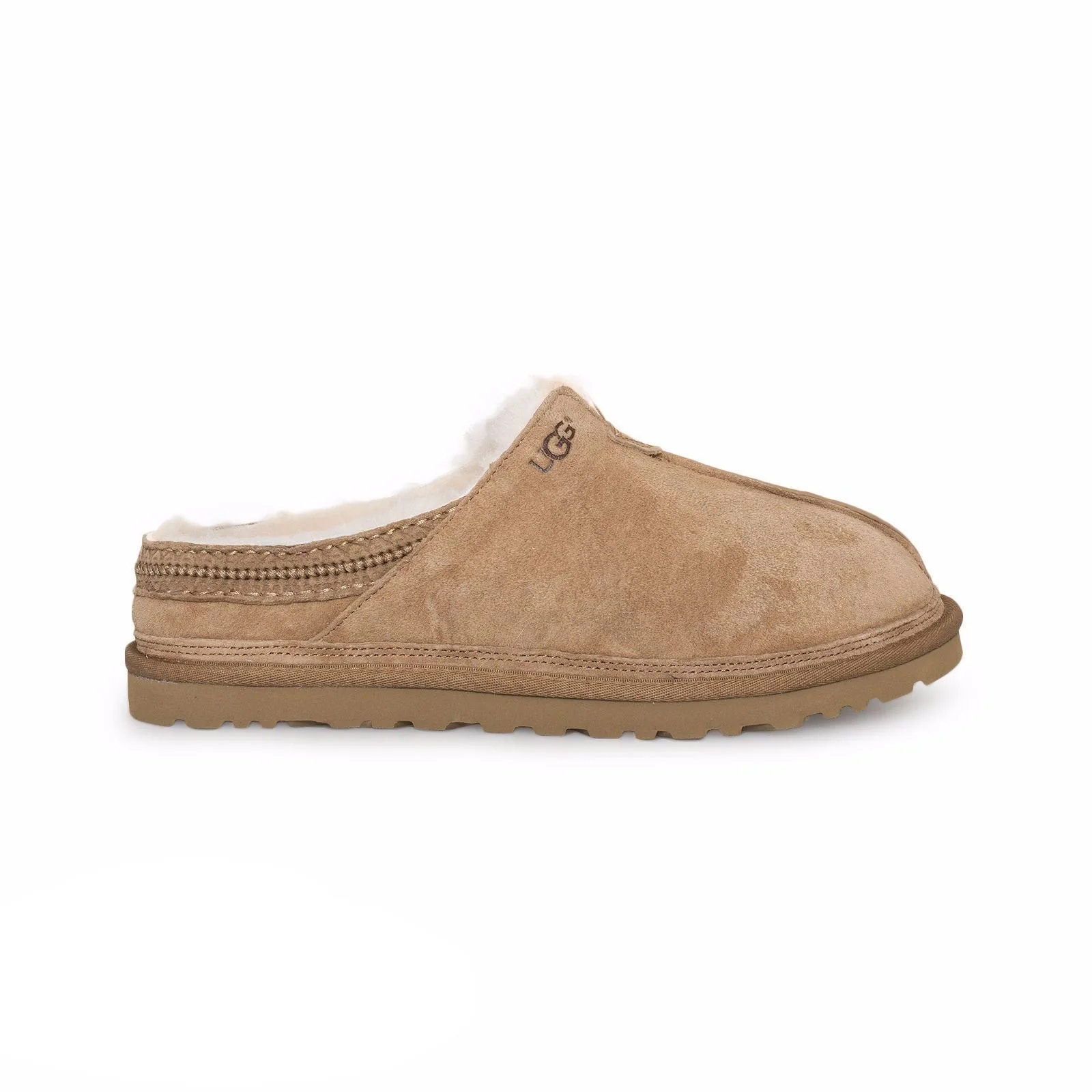 UGG Neuman Casual Chestnut Suede Men Moccasin Slippers 1113631