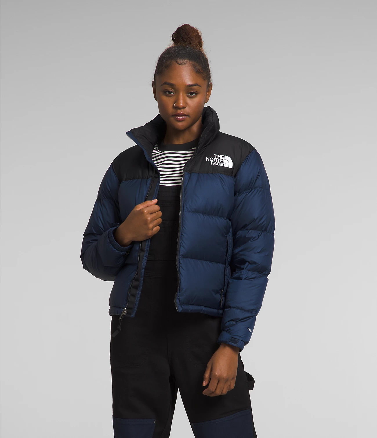 Áo khoác lông vũ nữ The North Face 1996 Retro Nuptse Hot Navy Goose Down Nf0a3xeo