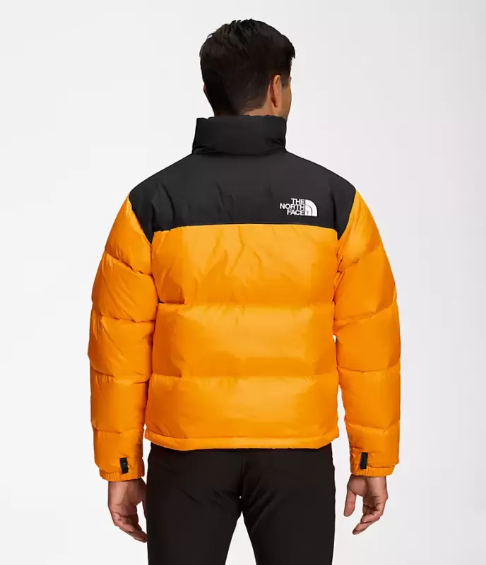 The North Face 1996 Retro Nuptse Hot Cone Orange Goose Down Men Down Jacket Nf0a3c8d