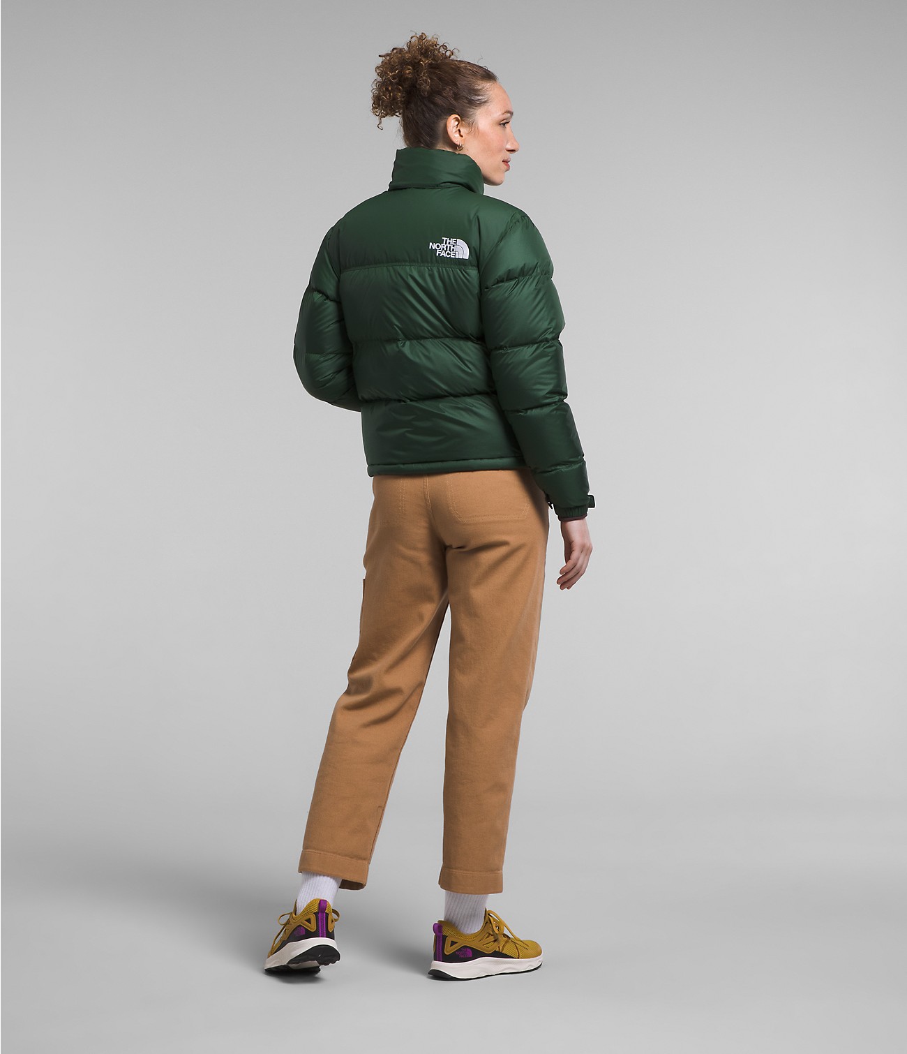 The North Face 1996 Retro Nuptse Hot Green Goose Down Women Down Jacket Nf0a3xeo