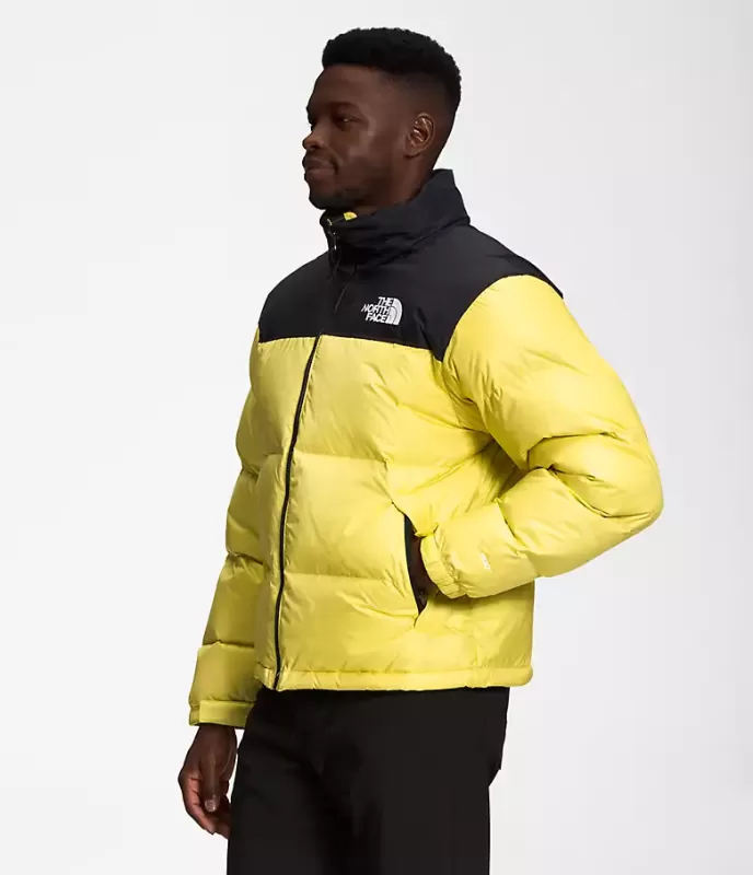 The North Face 1996 Retro Nuptse Hot Yellowtail Goose Down Men Down Jacket Nf0a3c8d