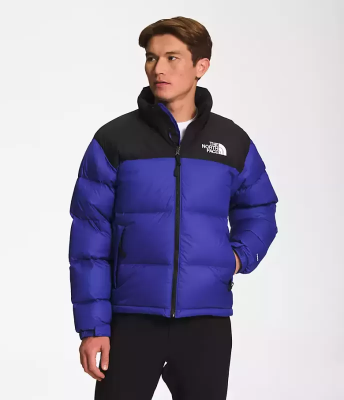 The North Face 1996 Retro Nuptse Hot Lapis Blue Goose Down Men Down Jacket Nf0a3c8d