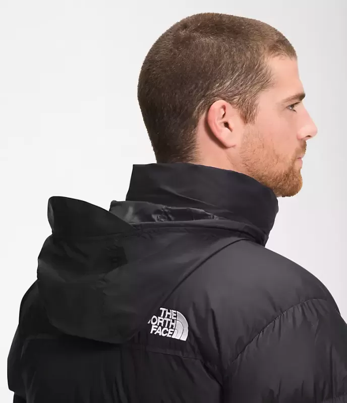 The North Face 1996 Retro Nuptse Hot Preto Goose Down Homens Down Jacket Nf0a3c8d