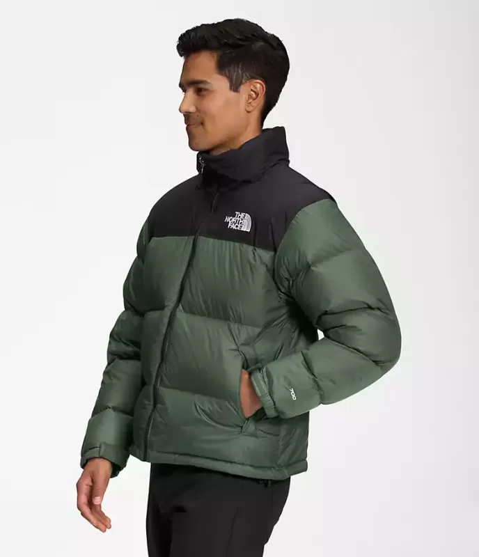 The North Face 1996 Retro Nuptse Hot Thyme Goose Down Men Down Jacket Nf0a3c8d