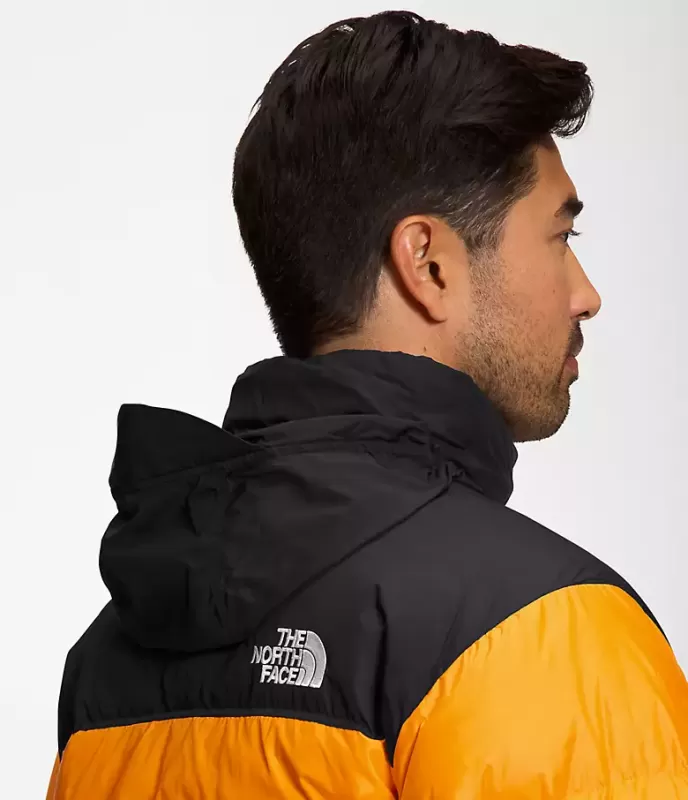 The North Face 1996 Retro Nuptse Hot Cone Orange Goose Down Men Down Jacket Nf0a3c8d