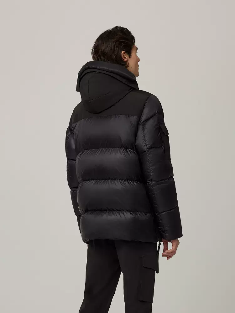 Canada Goose Expedition Hot Hooded Black Duck Down Men Parka 2058MB