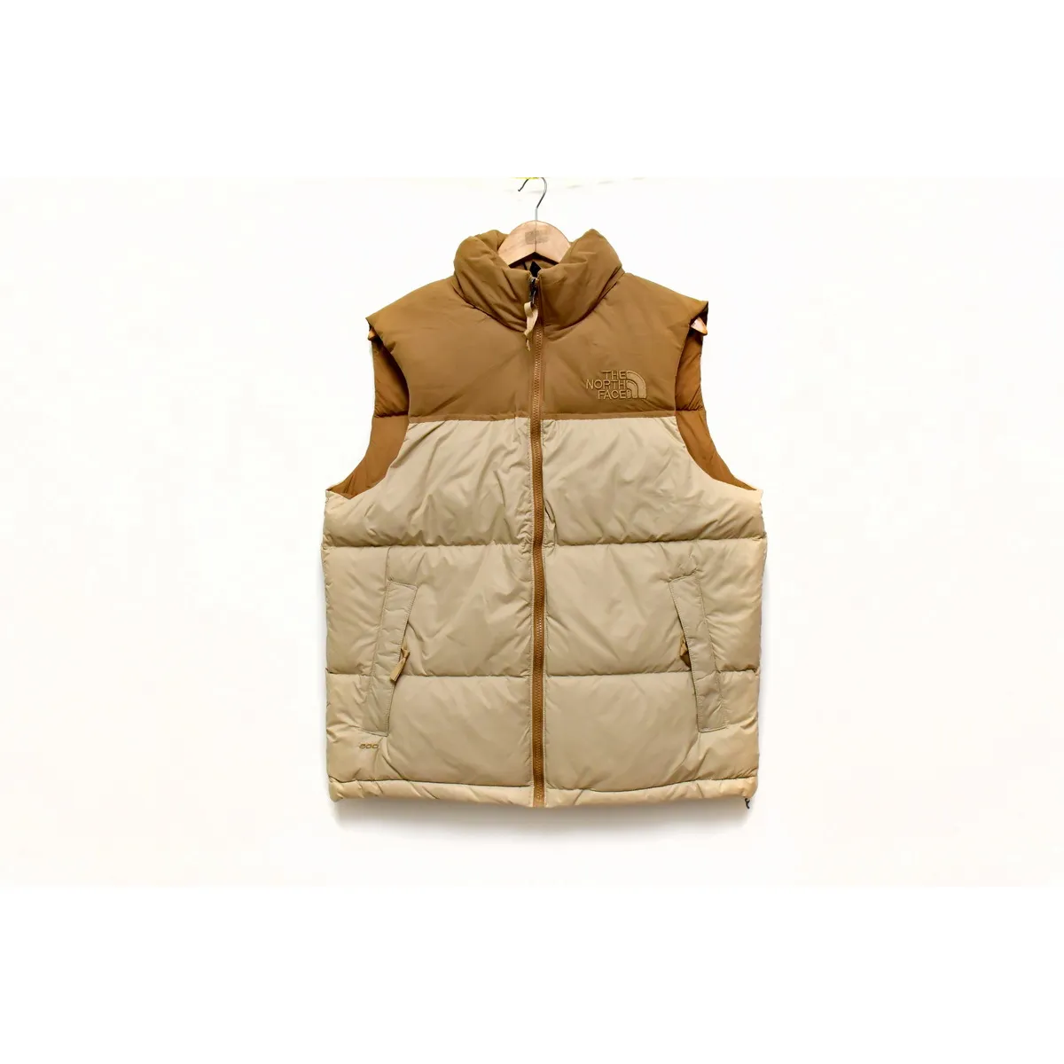 The North Face 1996 Retro Nuptse Wheat Brown Goose Down Men Down Vest Nf0a3jqq