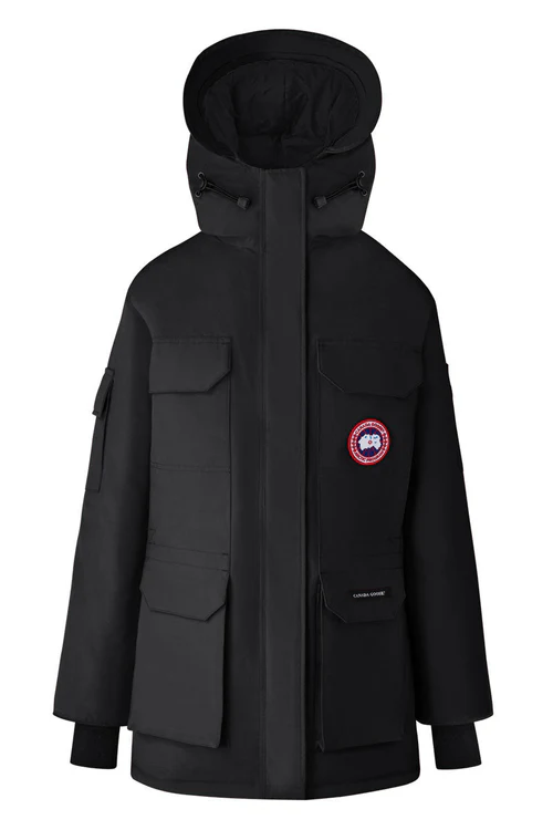 Canada Goose Expedition Classic Hooded Black Duck Down Men Parka 4660M-B1