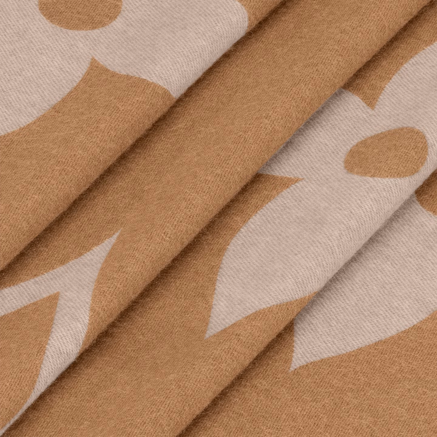 Sciarpa unisex Louis Vuitton Monogram Classic MNG Giant Iconic Hazelnut Cashmere Sash M79198