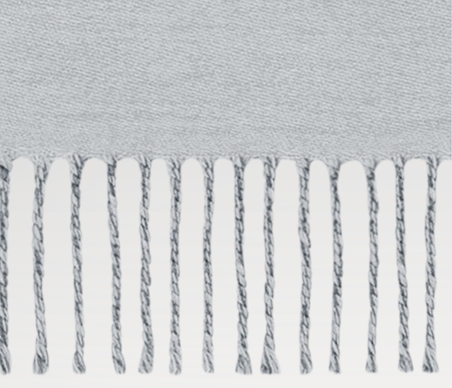 Louis Vuitton Monogram Grafik Klasik Dual Gris Clair Wool Unisex Sash Scarf M79138