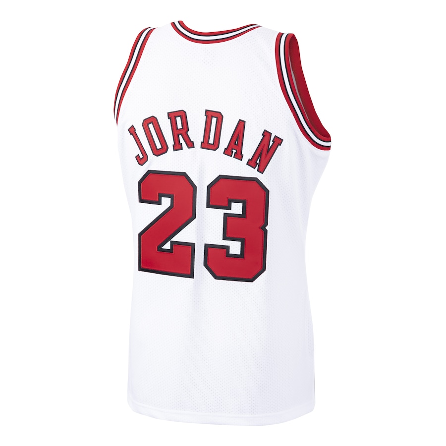 Michael Jordan Chicago Bulls Mitchell & Ness 1997/98 Classic Authentic White Men Throwback Basketball Jersey