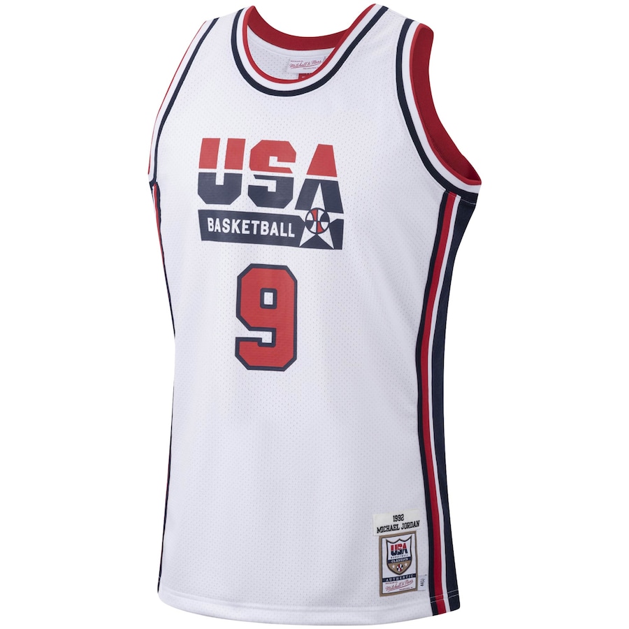 Michael Jordan USA Dream Team Mitchell & Ness 1992 Classic Authentic White Men Olympics Basketball Jersey