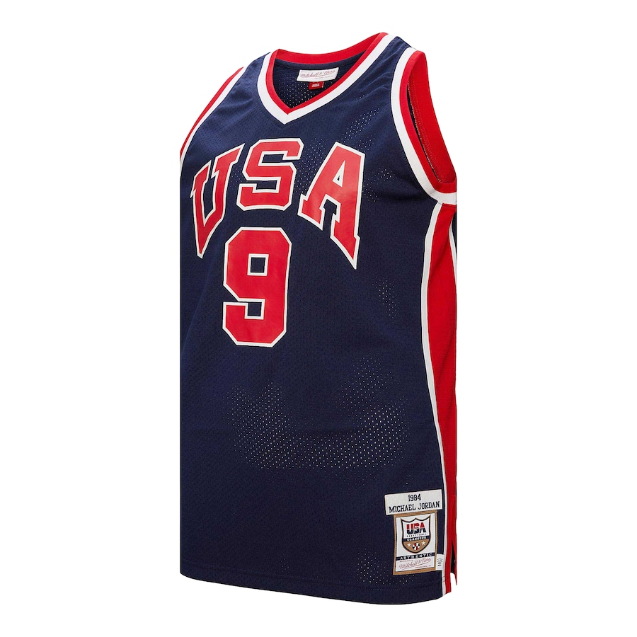 Michael Jordan USA Dream Team Mitchell & Ness 1984 Classic Authentic Navy Men Olympics Basketball Jersey