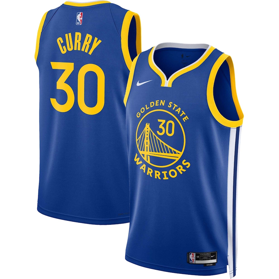 Stephen Curry Golden State Warriors Nike Swingman Royal Unisex Icon Edition Basketball Jersey