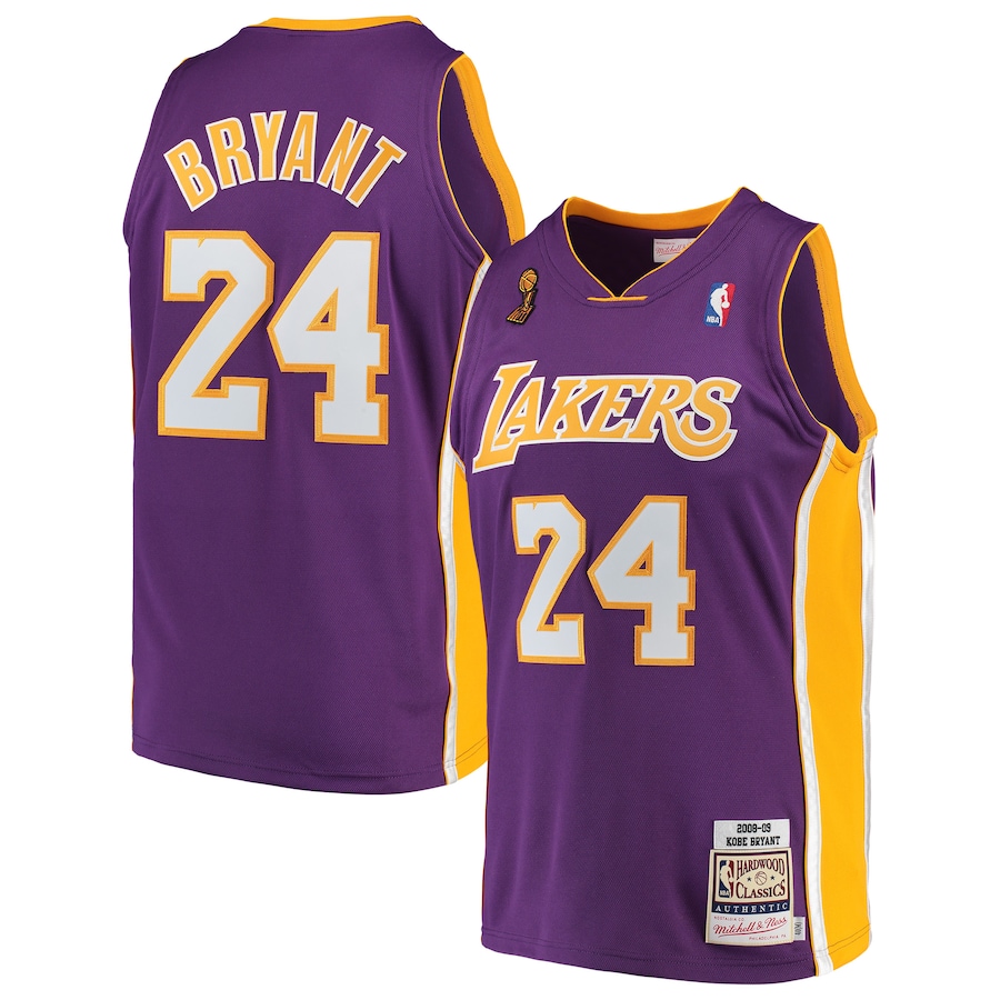 Kobe Bryant Los Angeles Lakers Mitchell & Ness 2008/09 Hardwood Classics Authentic Purple Throwback Edition Unisex Basketball Jersey