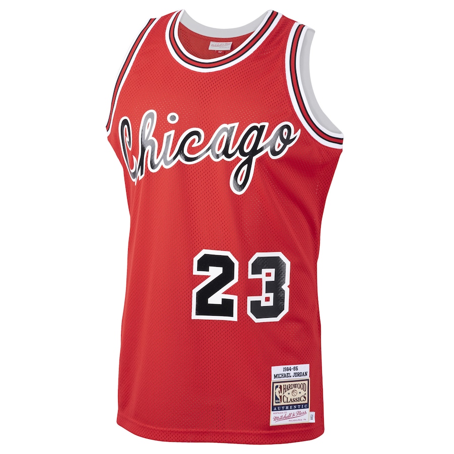Michael Jordan Chicago Bulls Mitchell & Ness 1984/85 Classics Rookie Authentic Red Men Throwback Basketball Jersey