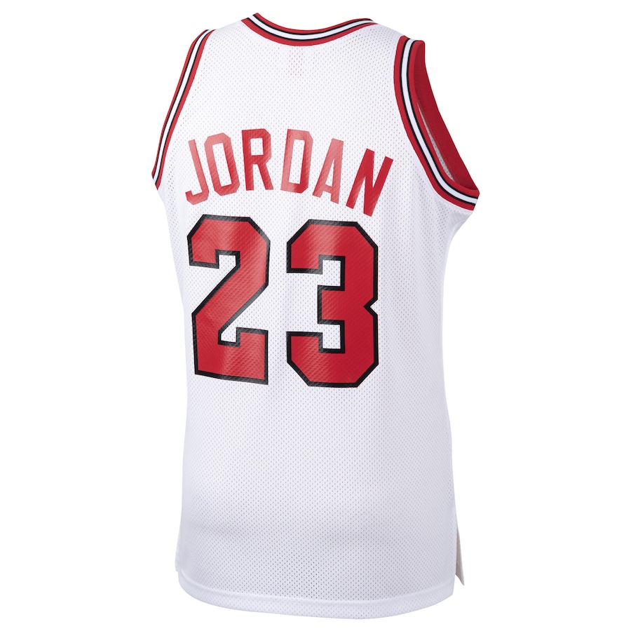 Michael Jordan Chicago Bulls Mitchell & Ness 1984/85 Classics Rookie Authentic White Men Throwback Basketball Jersey