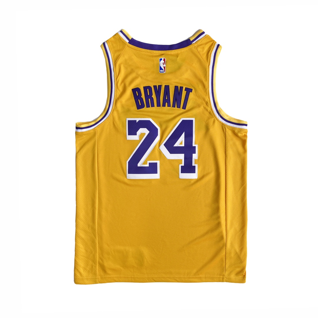 Kobe Bryant Los Angeles Lakers Nike Swingman #24 Gold Icon Edition Unisex Basketball Jersey