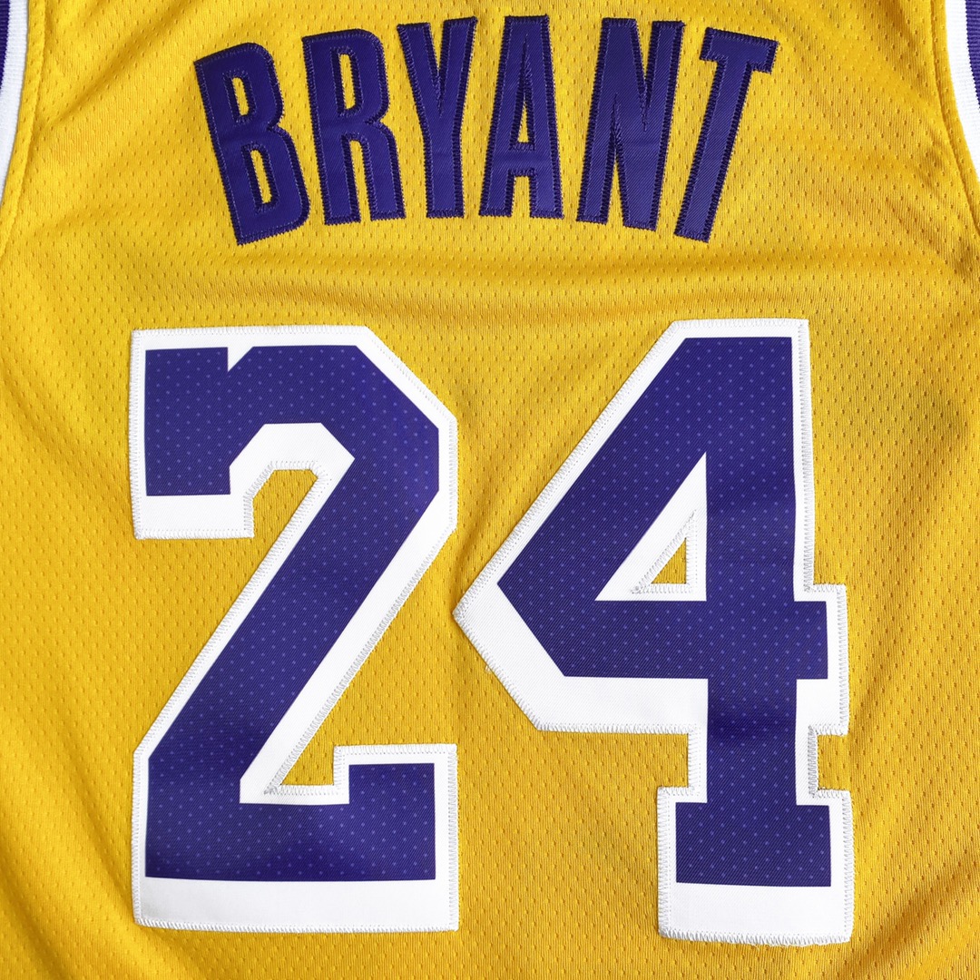 Kobe Bryant Los Angeles Lakers Nike Swingman #24 Gold Icon Edition Unisex Basketball Jersey