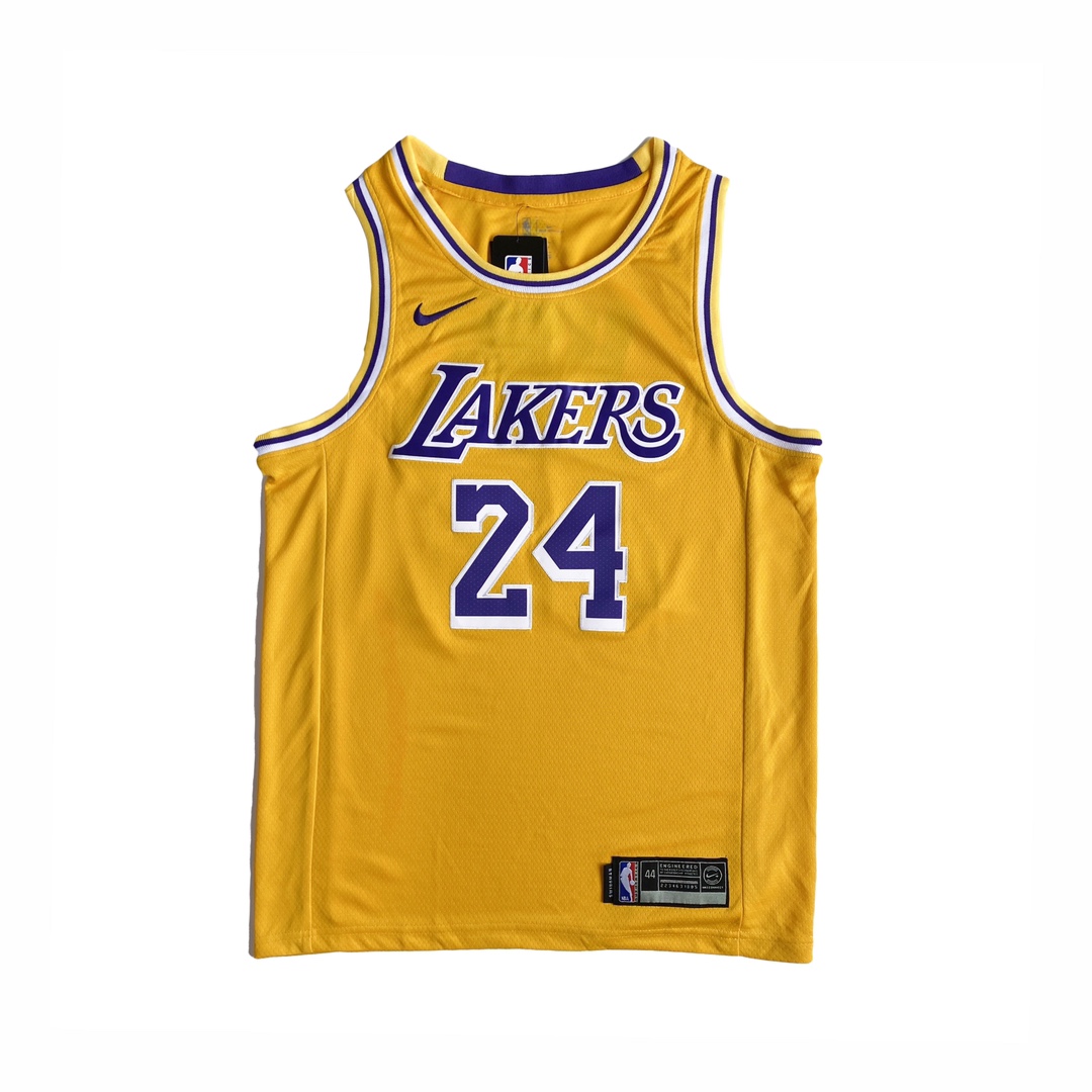 Kobe Bryant Los Angeles Lakers Nike Swingman #24 Gold Icon Edition Unisex Basketball Jersey