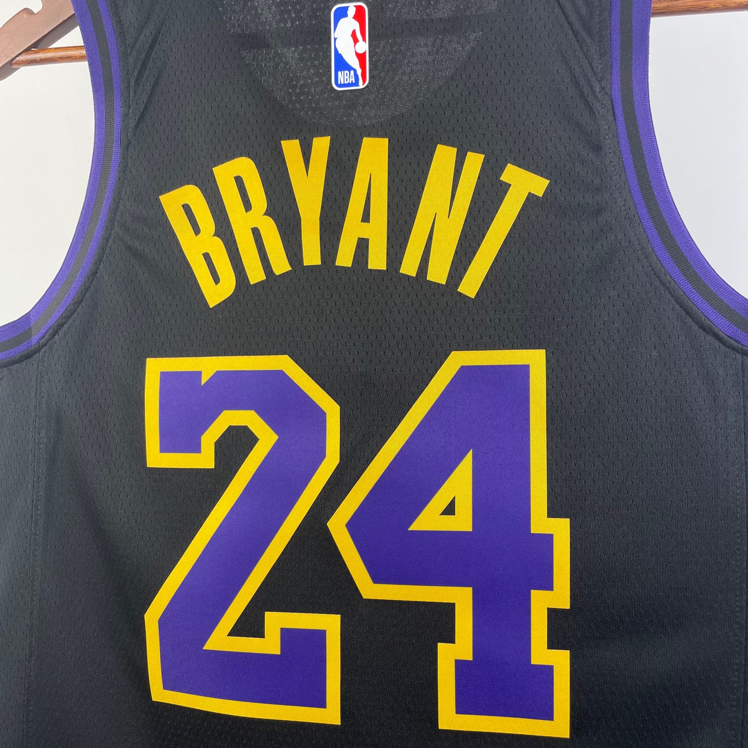 Kobe Bryant Los Angeles Lakers Nike Swingman #24 Black Fashion Edition Unisex Basketball Jersey