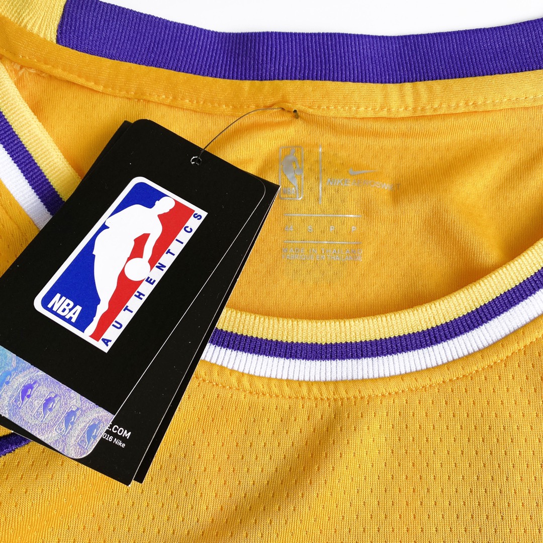 Kobe Bryant Los Angeles Lakers Nike Swingman #24 Gold Icon Edition Unisex Basketball Jersey