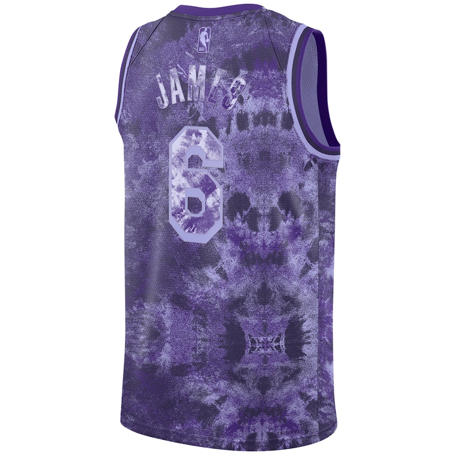 Lebron James Los Angeles Lakers Nike MVP Select Series Swingman #6 Purple Fashion Edition Unisex Basketball Jersey