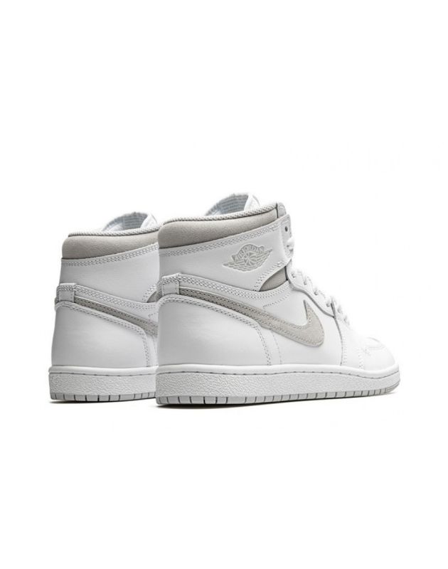 Jordan Air Jordan 1 Retro High 85 2021 Neutro Cinza Couro Sola de Borracha Tênis de Basquete Unissex BQ4422-100