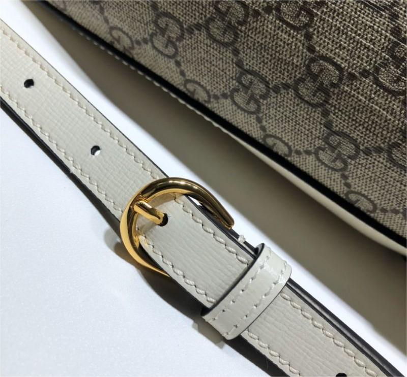 Gucci Horsebit 1955 Feminine GG Supreme piccolo beige tela zaino da donna 620849