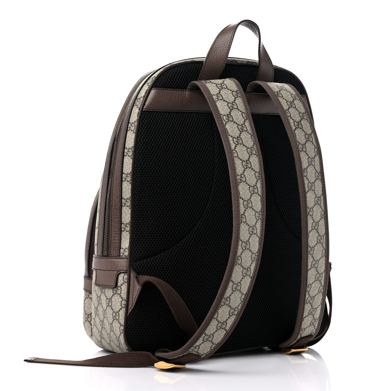 Gucci Ophidia GG Supreme Web Stripe Medium Beige Canvas Men Daypack 547967