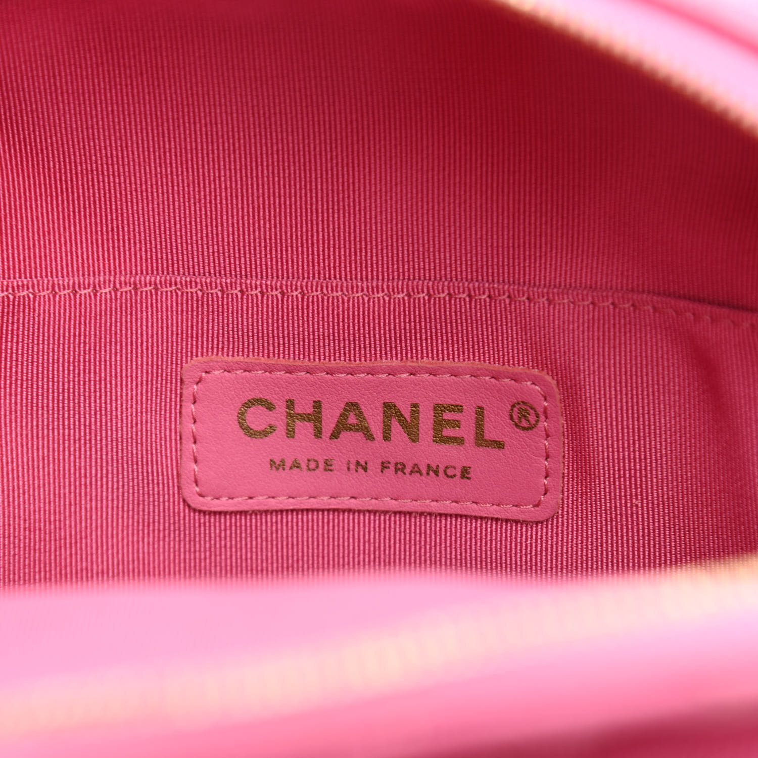 Chanel Gabrielle CC Day Small Zaino da donna in caviale rosa