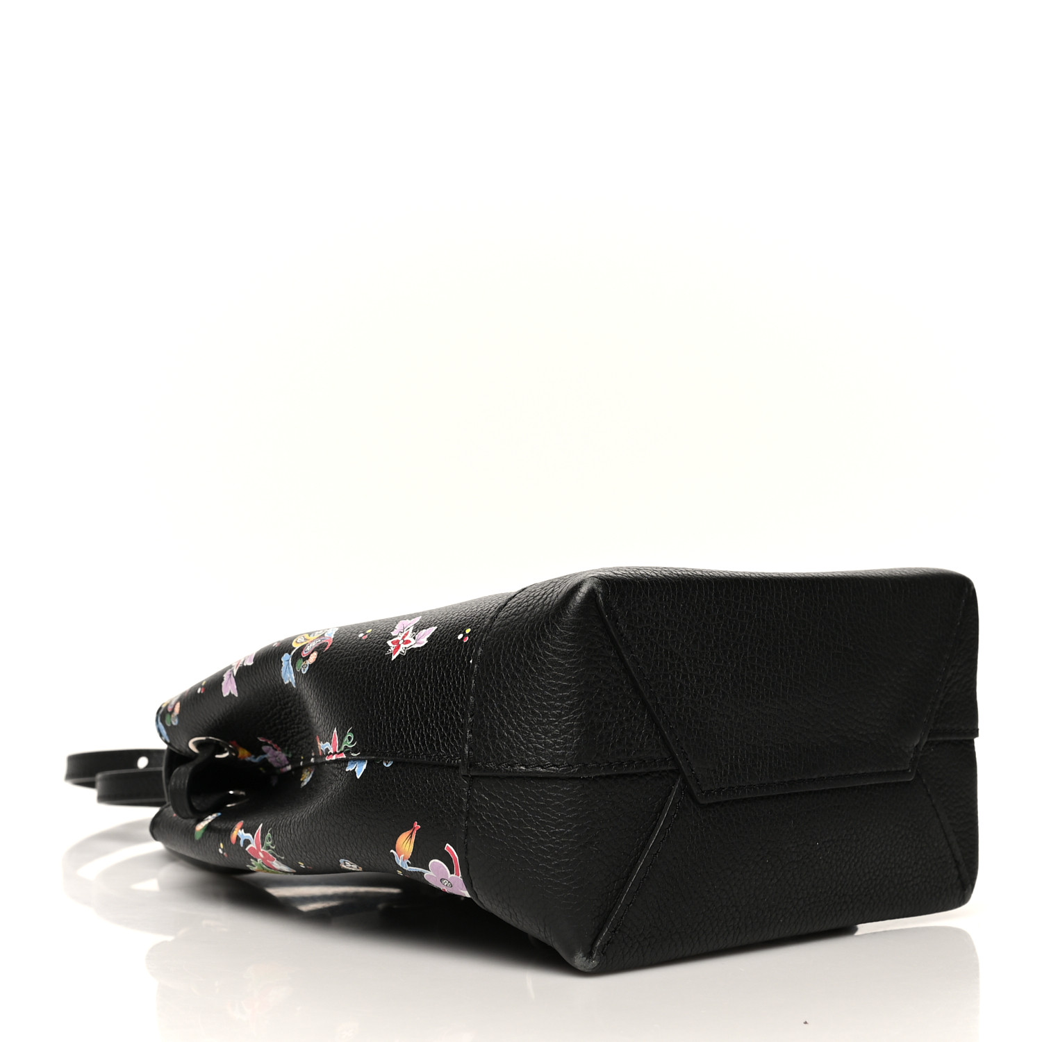 Louis Vuitton Soft Leather Flower Lockme BB Nero Vitello Donna Zaino M54848