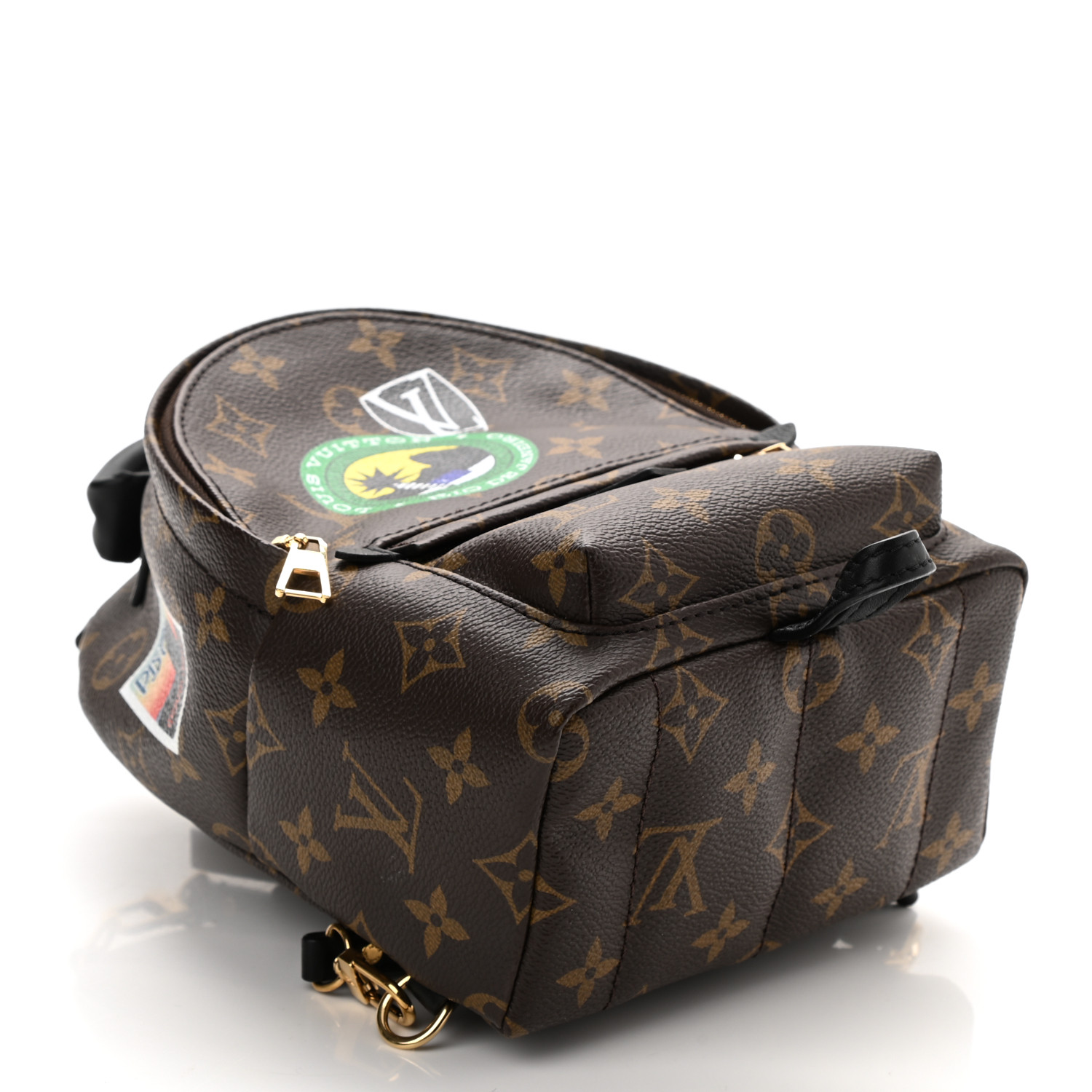 Louis Vuitton Monogram Classic My World Tour Palm Springs BB Zaino da donna in tela marrone M41562