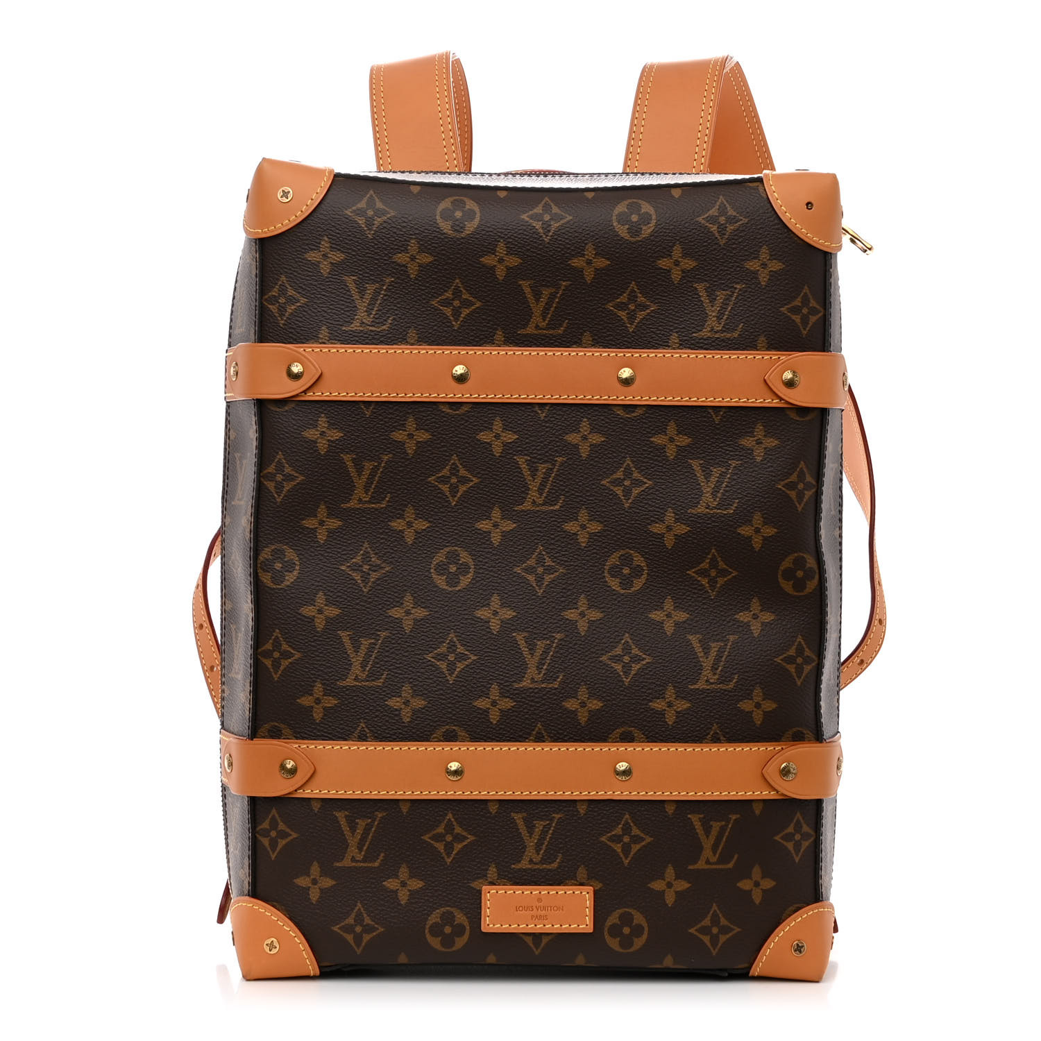 Balo Louis Vuitton Monogram Classic Fashion Soft Trunk PM Brown Canvas dành cho nữ Specialized Backpack M44752