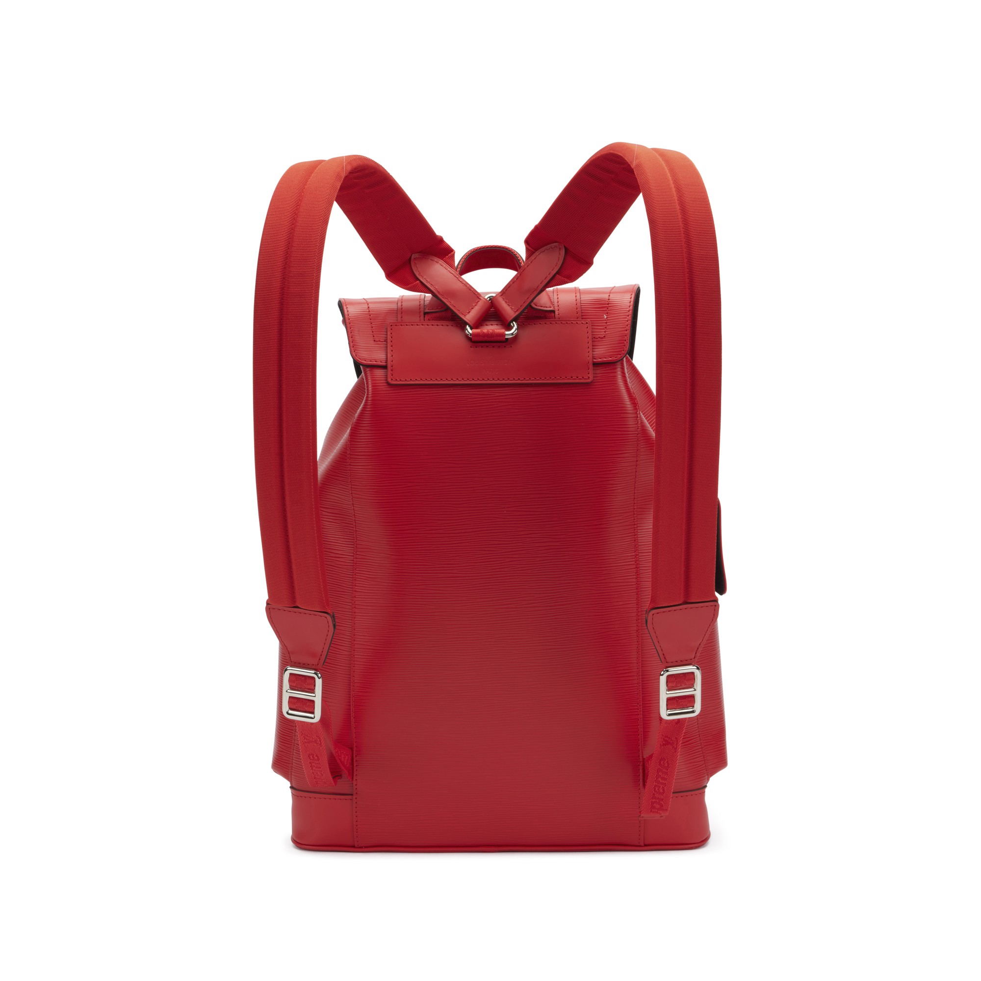 Louis Vuitton X Supreme Christopher MM Red Epi Leather Men Daypack M53414