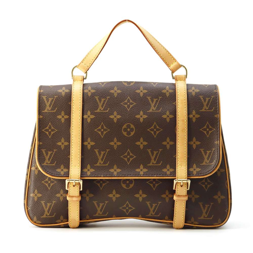 Louis Vuitton Monogram Classic Marelle Sac A Dos PM Brown Canvas Women Tote Backpack M51158