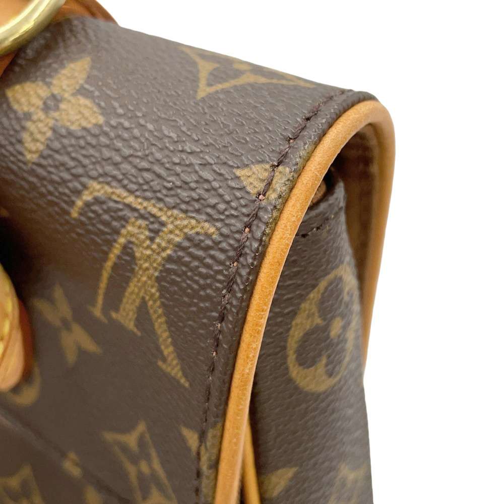 Louis Vuitton Monogram Classic Marelle Sac A Dos PM Brown Canvas Women Tote Backpack M51158