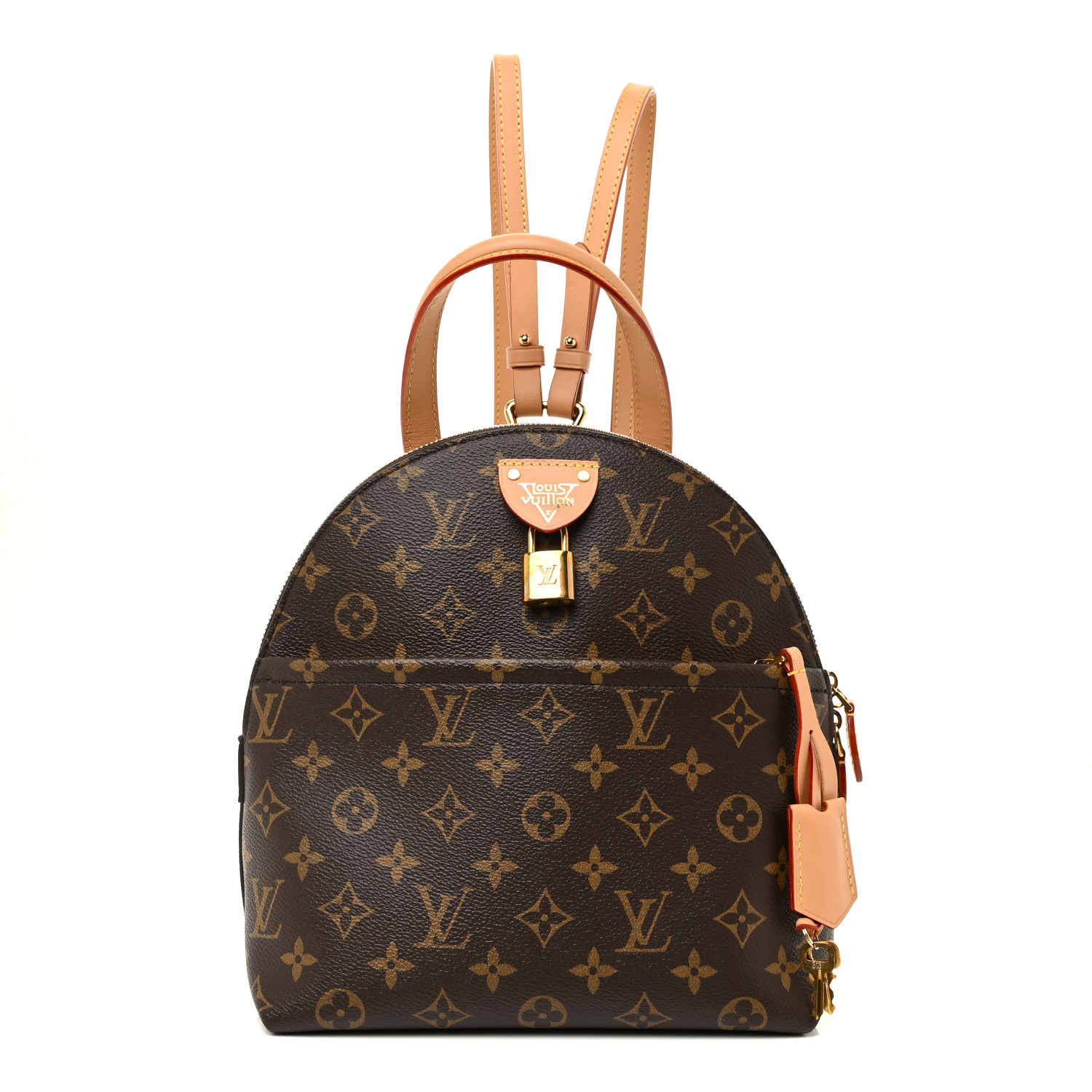 Louis Vuitton Monogram Classic Fashion PM Brown Canvas Women Tote Backpack M44677